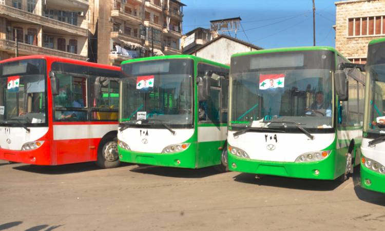 محافظة دمشق : 65 باص نقل داخلي للشركات الخاصة ستعود للعمل قريباً 